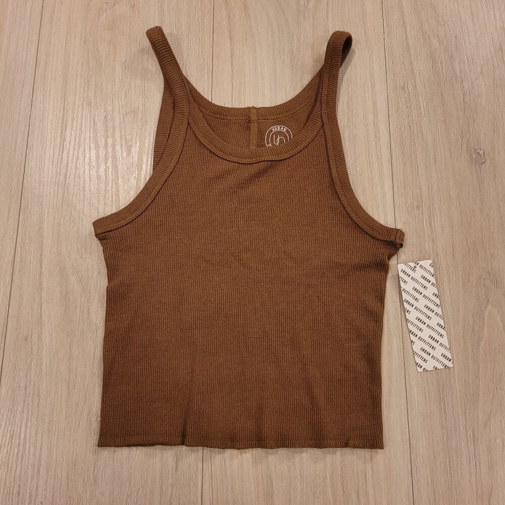 NWT URBAN OUTFITTERS | Ribbed Crop Tank Top | Sz. S